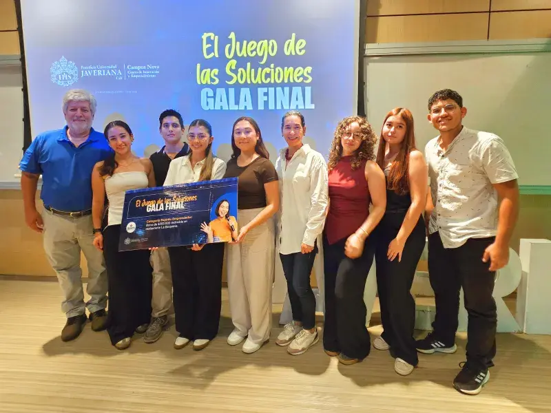 Estudiantes javerianos participaron en El Juego de las Soluciones, concurso de innovación de Campus Nova
